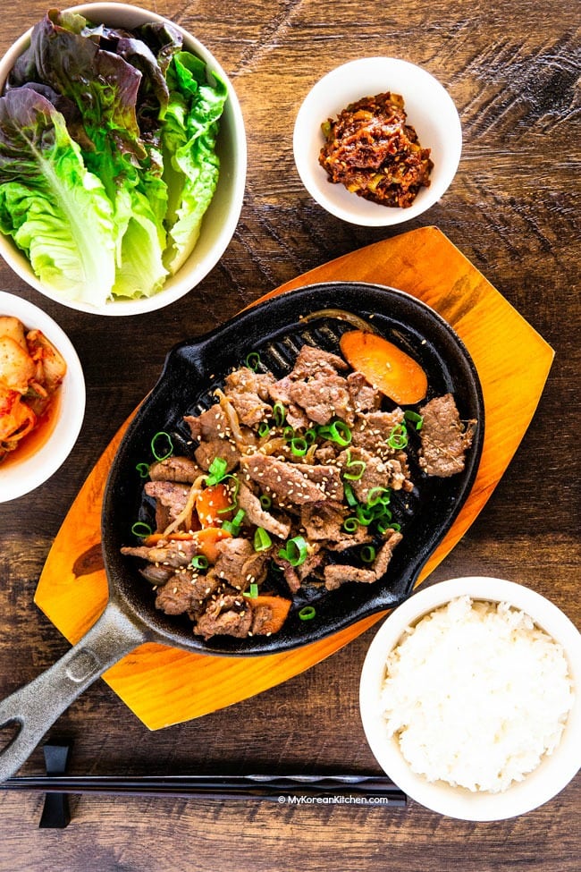 Bulgogi (Korean BBQ Beef) - from Ann Todd and Chase Vaughn