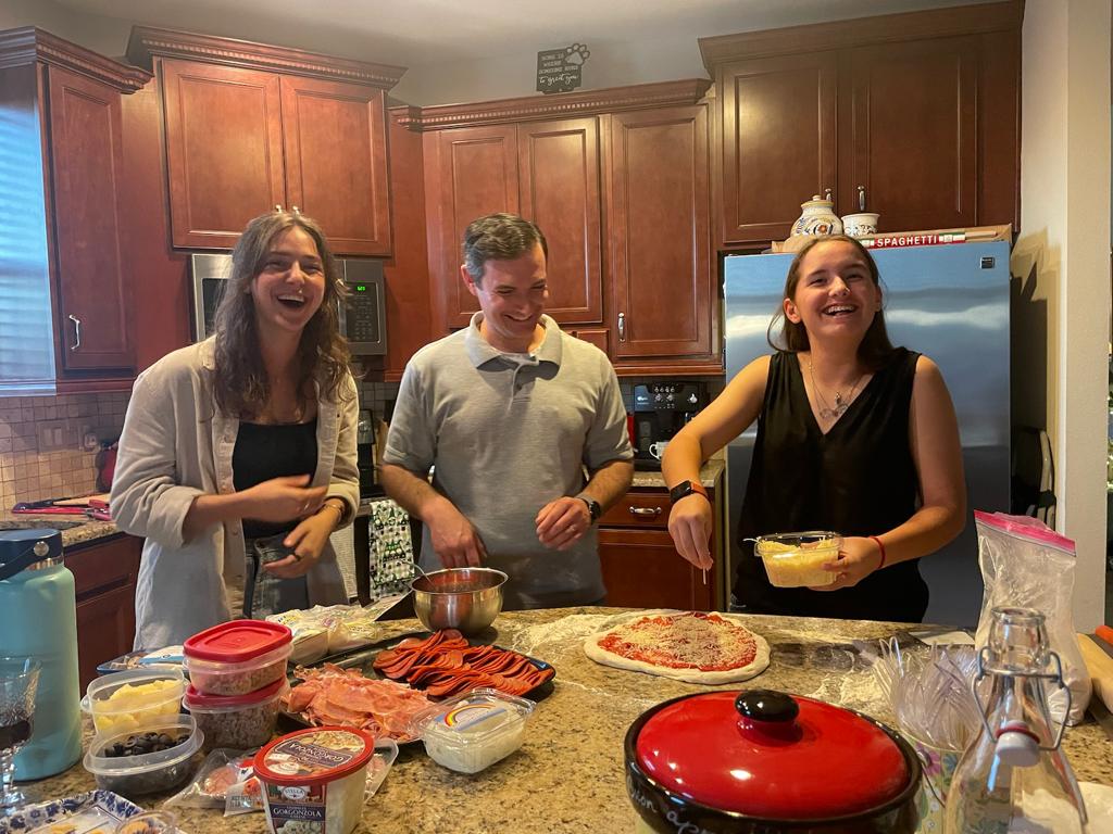 Cooking as a family
