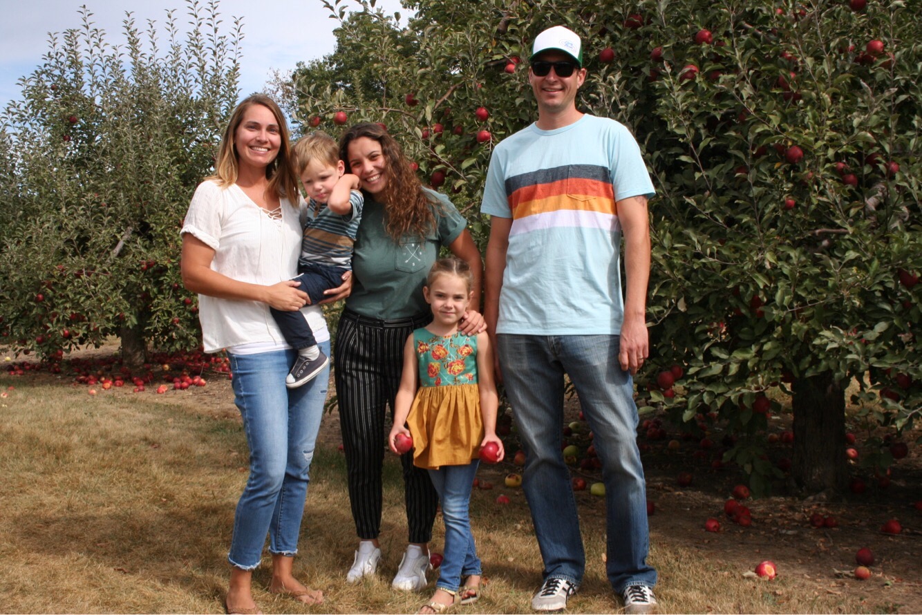 Host Family in the Apple Orchard