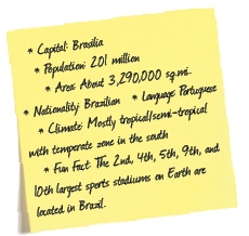 The Brazilian culture is one of the world’s most diverse, with various historic influences from other cultural groups and nationalities.    One particularly significant influence came from the Portuguese. The most lasting effects of this influence are the official language of Brazil (Portuguese) and the large Roman Catholic population.  The culture as a whole emphasizes the importance of the family structure and the resulting family-centered values. Families tend to be large, and extended families provide a great deal of support for each other. Brazilians’ weekend plans often include going out with friends or having lunch at a relative’s home. Brazilian students typically like to socialize and often dislike being alone.  As a result of their social nature, Brazilian students are used to a busy daily schedule full of activities. The majority of these students are constantly looking for new things to do and learn.  Our Foreign Partners have noted that since Brazilian kids are very attached to their natural families, they might feel homesick at the beginning of the exchange and might need to communicate more with their parents. As they start to feel more secure and adapt to their new settings, communication with home tends to be less frequent.