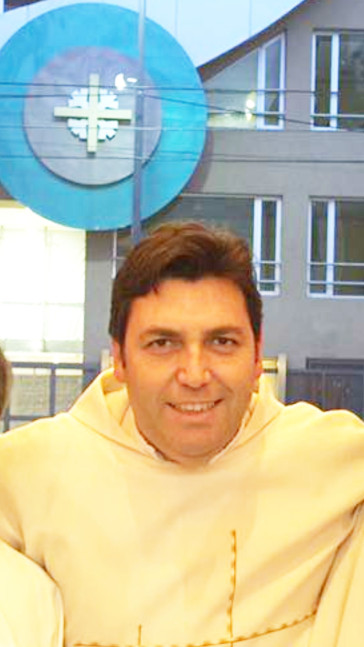 Padre Adolfo at his parish in Buenos Aires, Argentina.