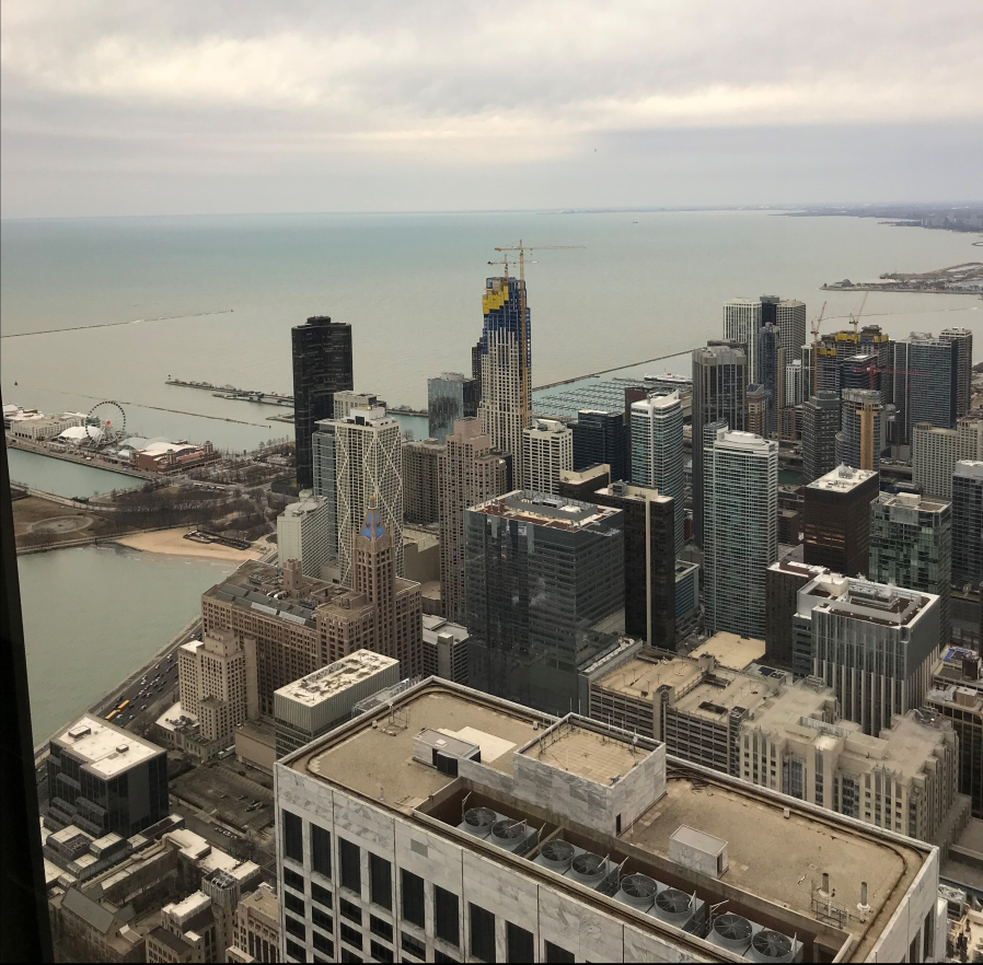 View of Lake Michigan from The Signature Room