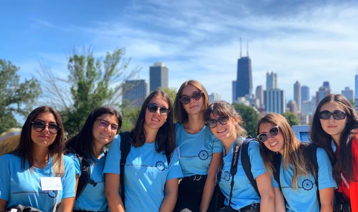 Chicago Orientation, group of Girls