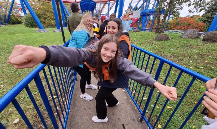 students at valleyfair